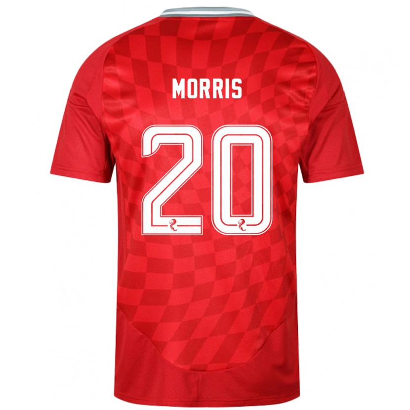 Danxen Mujer Camiseta Shayden Morris #20 Rojo 1ª Equipación 2024/25 La Camisa México