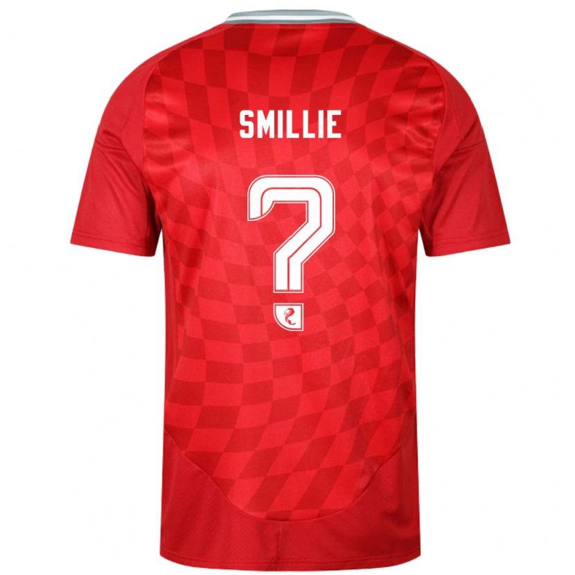 Danxen Mujer Camiseta Reuben Smillie #0 Rojo 1ª Equipación 2024/25 La Camisa México