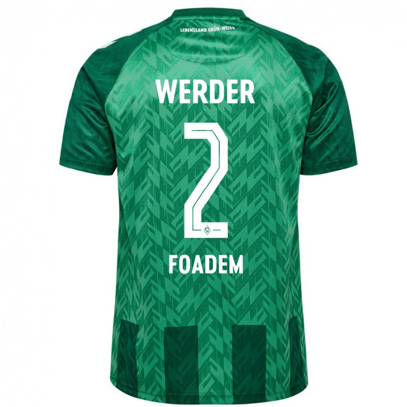 Danxen Mujer Camiseta Yann Tchouambou #2 Verde 1ª Equipación 2024/25 La Camisa México