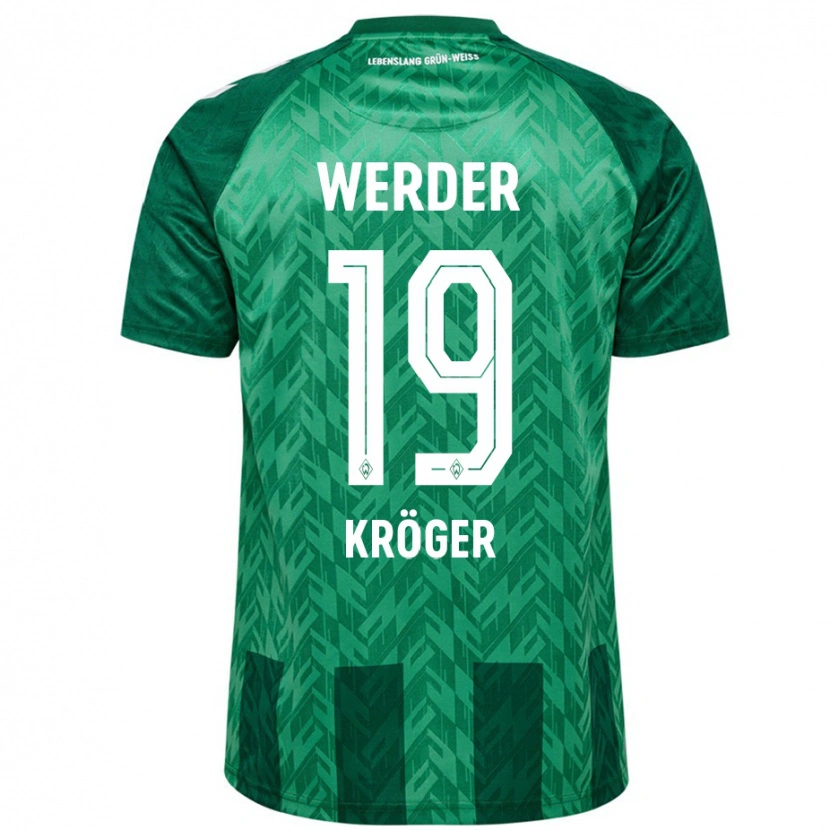 Danxen Mujer Camiseta Moritz Kröger #19 Verde 1ª Equipación 2024/25 La Camisa México