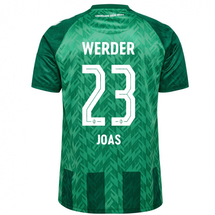 Danxen Mujer Camiseta Julius Joas #23 Verde 1ª Equipación 2024/25 La Camisa México