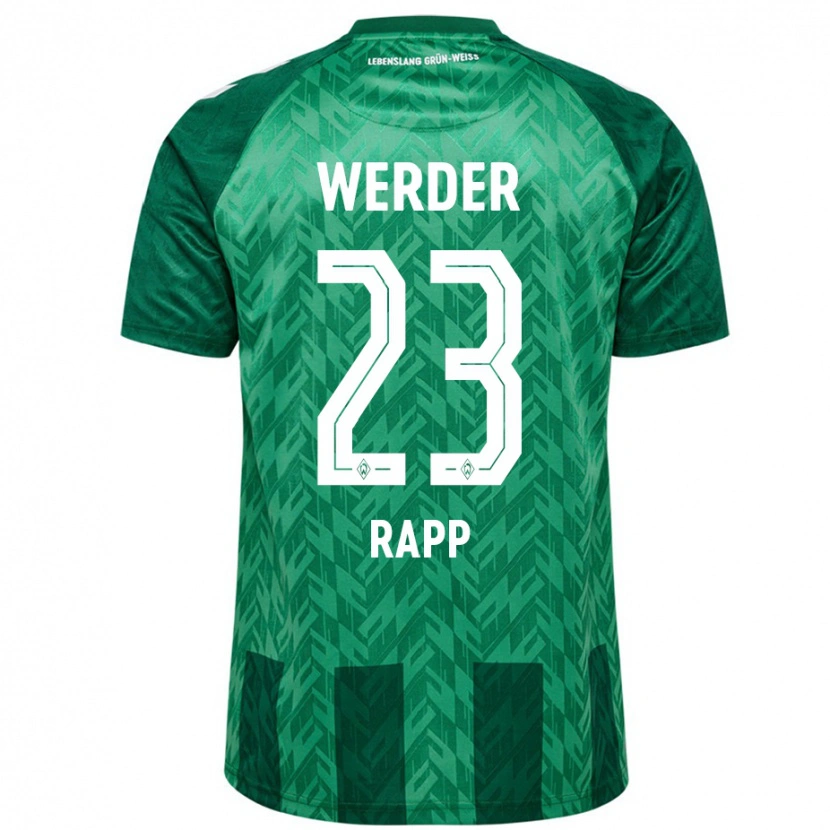 Danxen Mujer Camiseta Nicolai Rapp #23 Verde 1ª Equipación 2024/25 La Camisa México