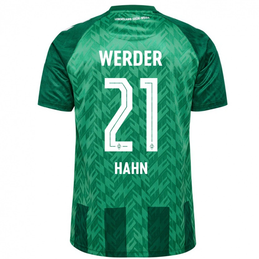 Danxen Mujer Camiseta Chiara Hahn #21 Verde 1ª Equipación 2024/25 La Camisa México