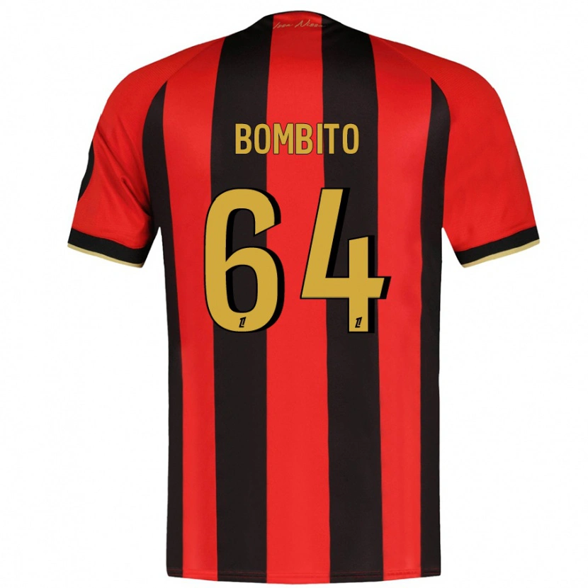 Danxen Mujer Camiseta Moïse Bombito #64 Rojo Negro 1ª Equipación 2024/25 La Camisa México