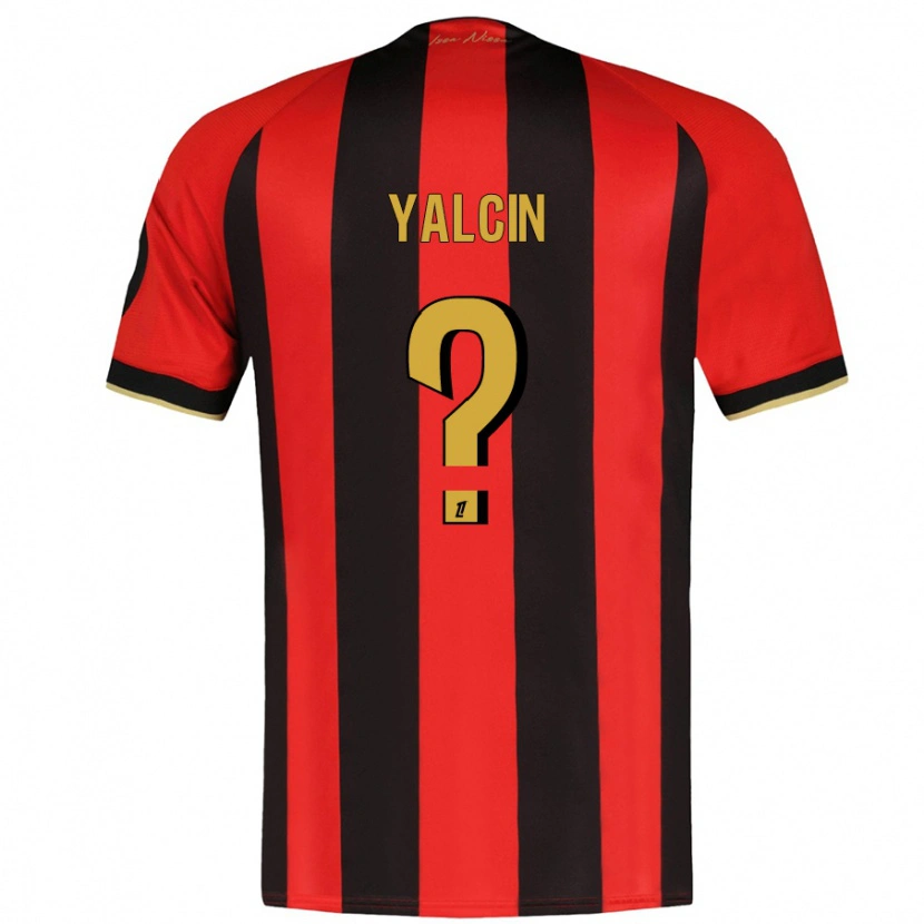 Danxen Mujer Camiseta Noah Yalcin #0 Rojo Negro 1ª Equipación 2024/25 La Camisa México