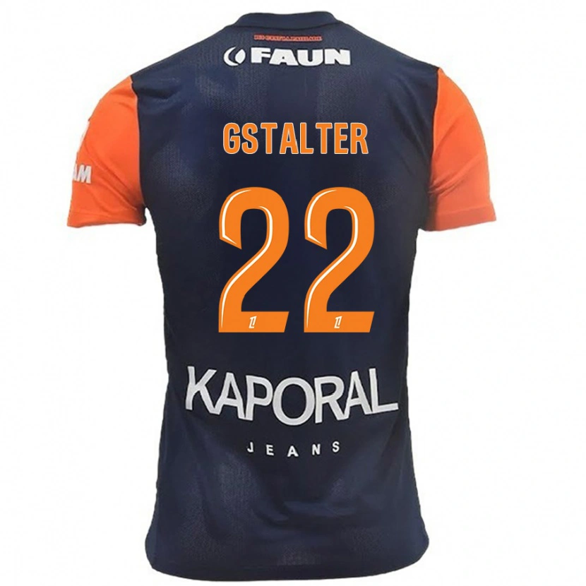 Danxen Mujer Camiseta Lola Gstalter #22 Azul Marino Naranja 1ª Equipación 2024/25 La Camisa México