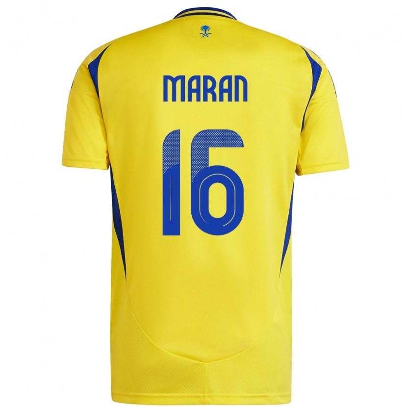 Danxen Mujer Camiseta Mohammed Maran #16 Amarillo Azul 1ª Equipación 2024/25 La Camisa México