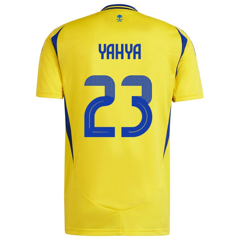 Danxen Mujer Camiseta Ayman Yahya #23 Amarillo Azul 1ª Equipación 2024/25 La Camisa México