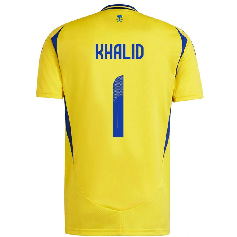 Danxen Mujer Camiseta Sara Khalid #1 Amarillo Azul 1ª Equipación 2024/25 La Camisa México