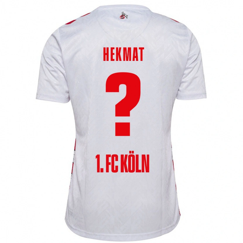 Danxen Mujer Camiseta Kian Hekmat #0 Blanco Rojo 1ª Equipación 2024/25 La Camisa México