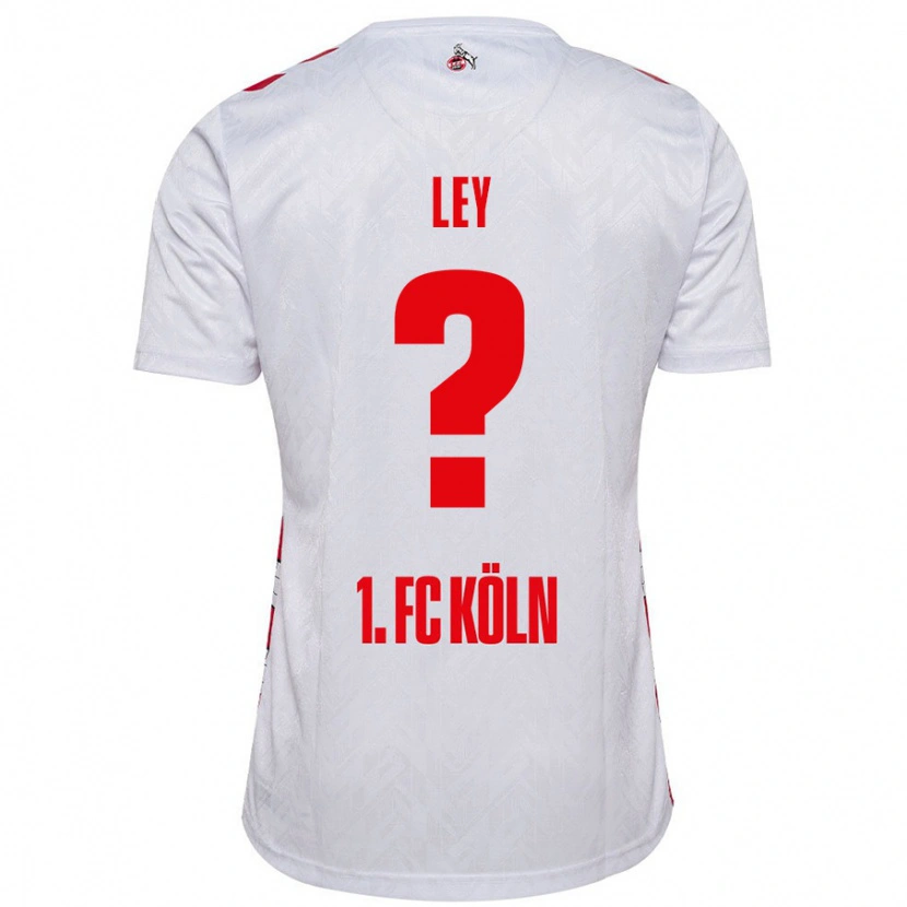 Danxen Mujer Camiseta Benjamin Ley #0 Blanco Rojo 1ª Equipación 2024/25 La Camisa México