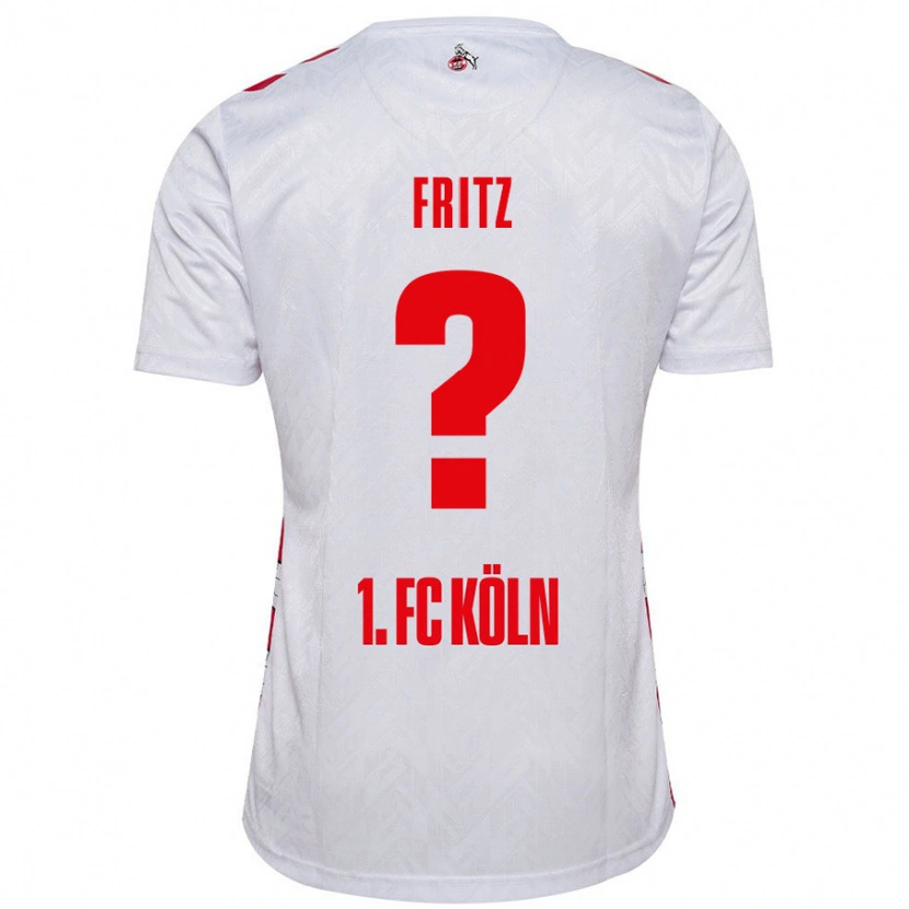 Danxen Mujer Camiseta Johannes Fritz #0 Blanco Rojo 1ª Equipación 2024/25 La Camisa México