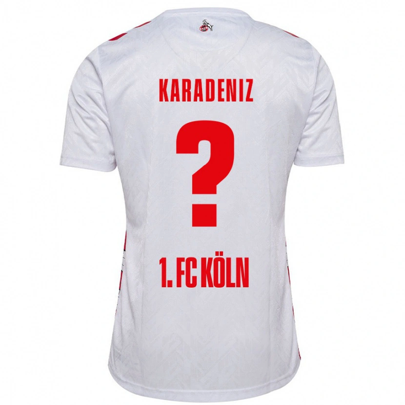 Danxen Mujer Camiseta Thierry Karadeniz #0 Blanco Rojo 1ª Equipación 2024/25 La Camisa México