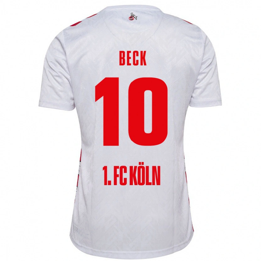 Danxen Mujer Camiseta Sharon Beck #10 Blanco Rojo 1ª Equipación 2024/25 La Camisa México