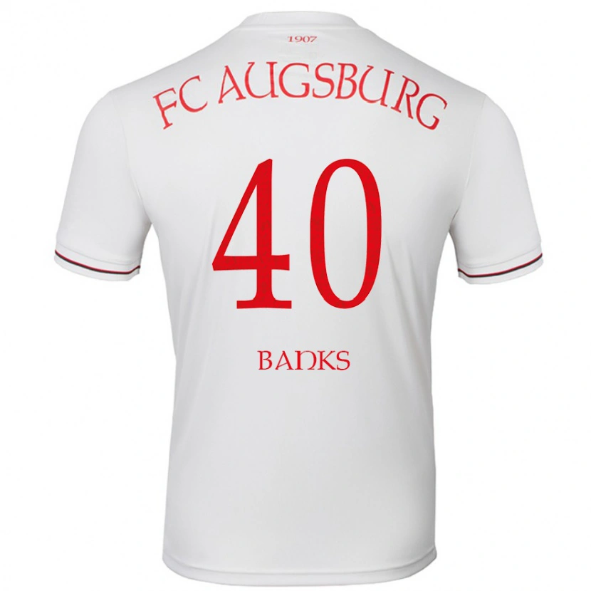 Danxen Mujer Camiseta Noahkai Banks #40 Blanco 1ª Equipación 2024/25 La Camisa México