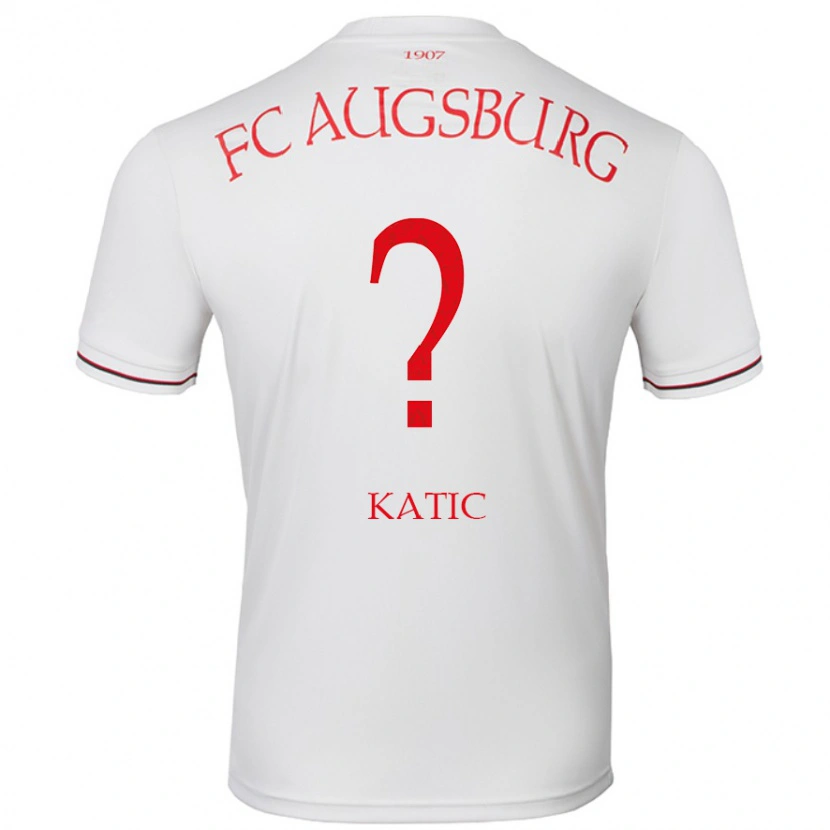 Danxen Mujer Camiseta Daniel Katic #0 Blanco 1ª Equipación 2024/25 La Camisa México