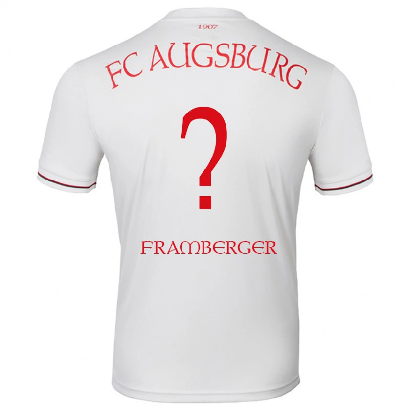 Danxen Mujer Camiseta Raphael Framberger #0 Blanco 1ª Equipación 2024/25 La Camisa México