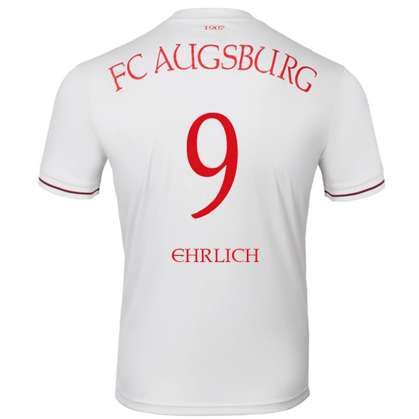 Danxen Mujer Camiseta Lucas Ehrlich #9 Blanco 1ª Equipación 2024/25 La Camisa México