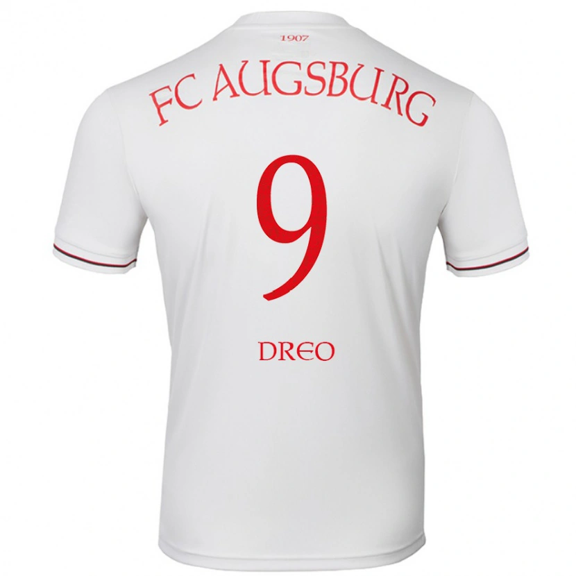 Danxen Mujer Camiseta David Dreo #9 Blanco 1ª Equipación 2024/25 La Camisa México