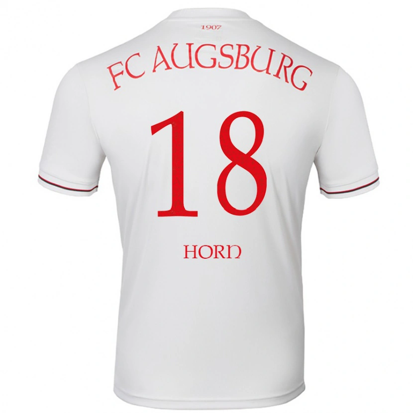 Danxen Mujer Camiseta Tobias Horn #18 Blanco 1ª Equipación 2024/25 La Camisa México