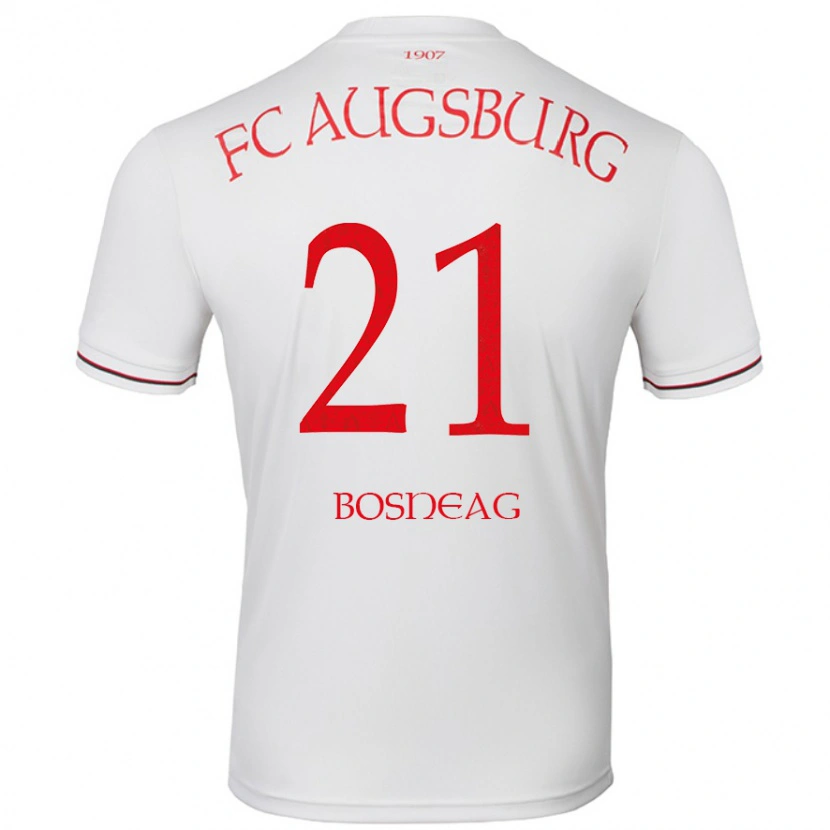 Danxen Mujer Camiseta Ioan Boșneag #21 Blanco 1ª Equipación 2024/25 La Camisa México