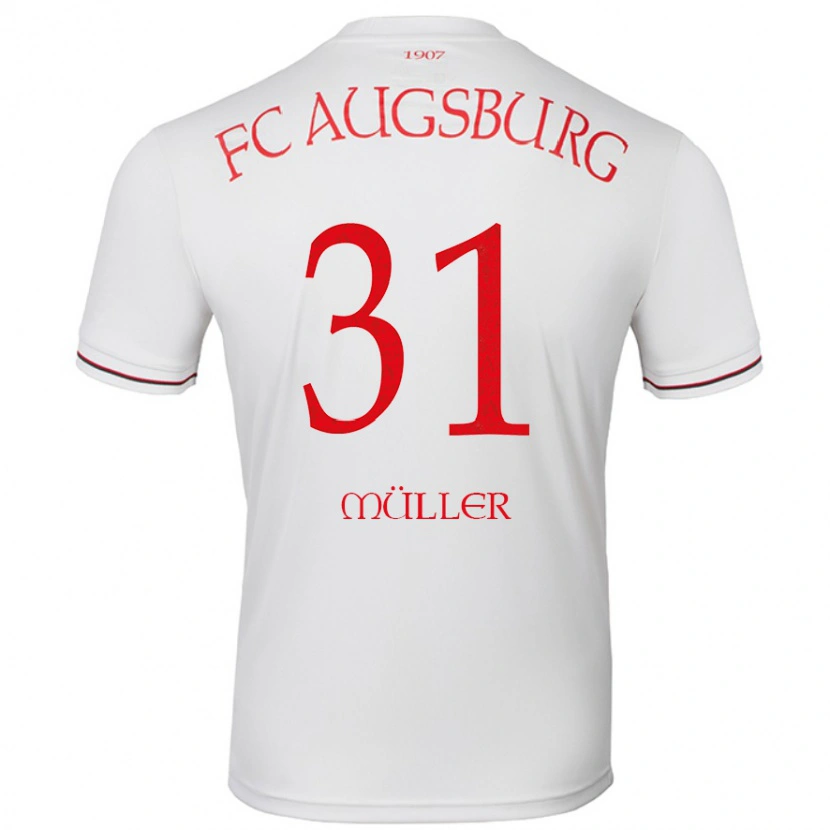 Danxen Mujer Camiseta Noah Müller #31 Blanco 1ª Equipación 2024/25 La Camisa México