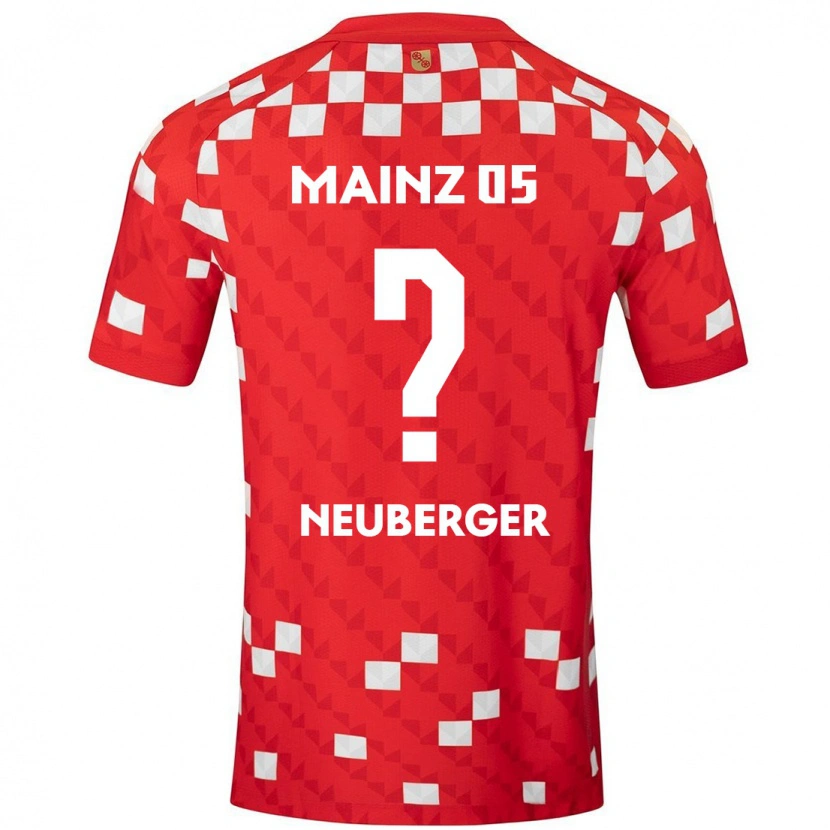 Danxen Mujer Camiseta Emely Neuberger #0 Blanco Rojo 1ª Equipación 2024/25 La Camisa México
