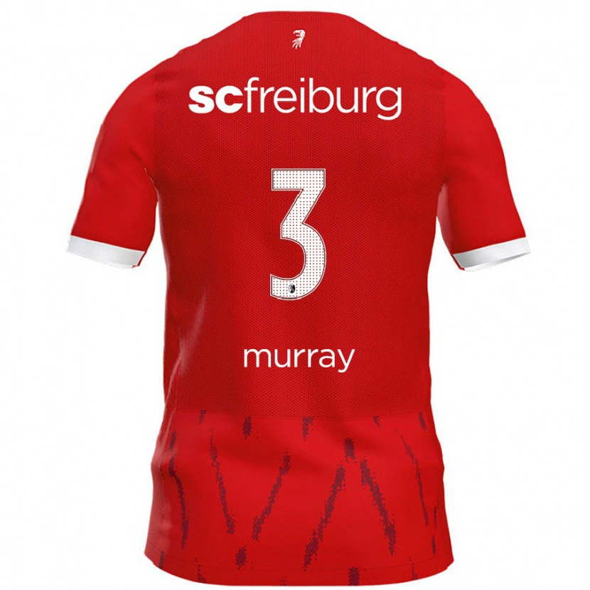 Danxen Mujer Camiseta Drew Murray #3 Rojo 1ª Equipación 2024/25 La Camisa México