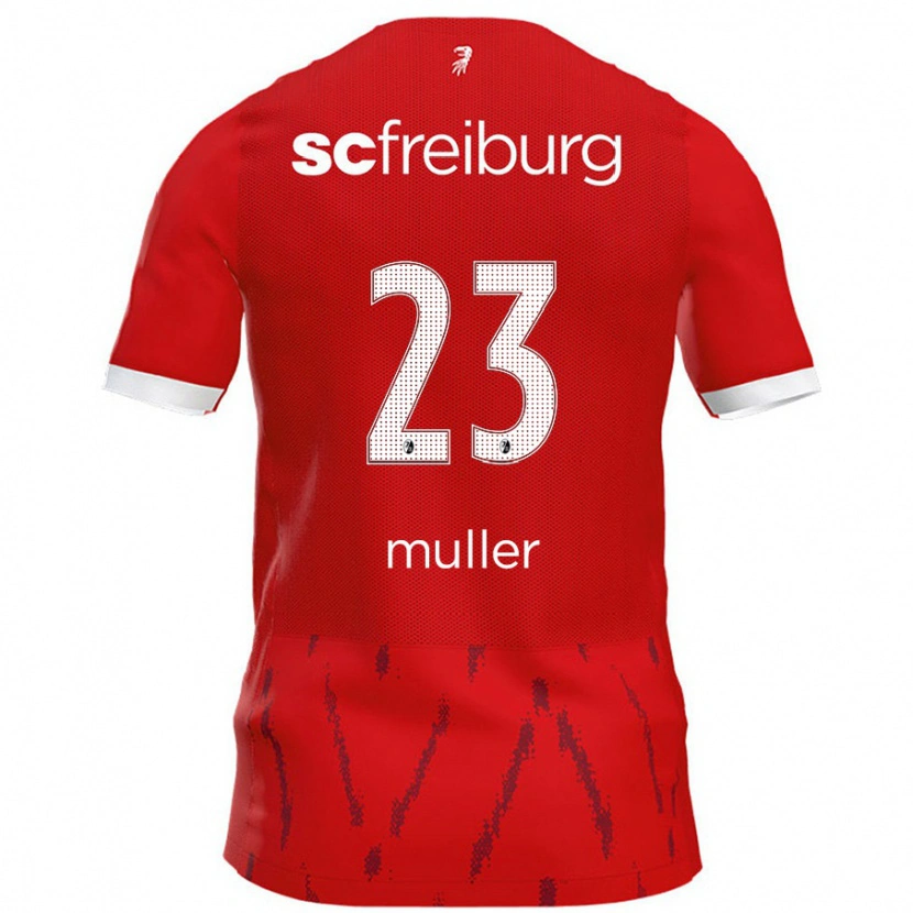 Danxen Mujer Camiseta Marie Müller #23 Rojo 1ª Equipación 2024/25 La Camisa México