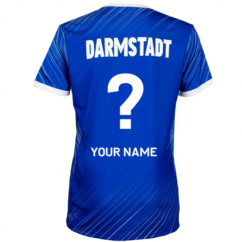 Danxen Mujer Camiseta Su Nombre #0 Azul Blanco 1ª Equipación 2024/25 La Camisa México