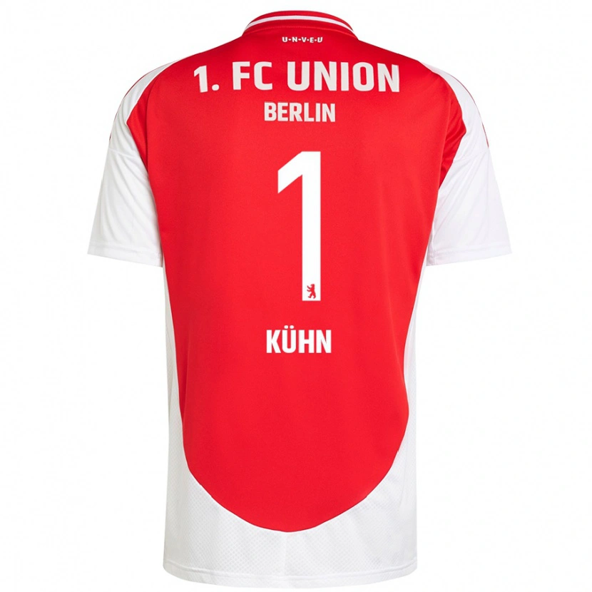 Danxen Mujer Camiseta Samuel Kühn #1 Rojo Blanco 1ª Equipación 2024/25 La Camisa México