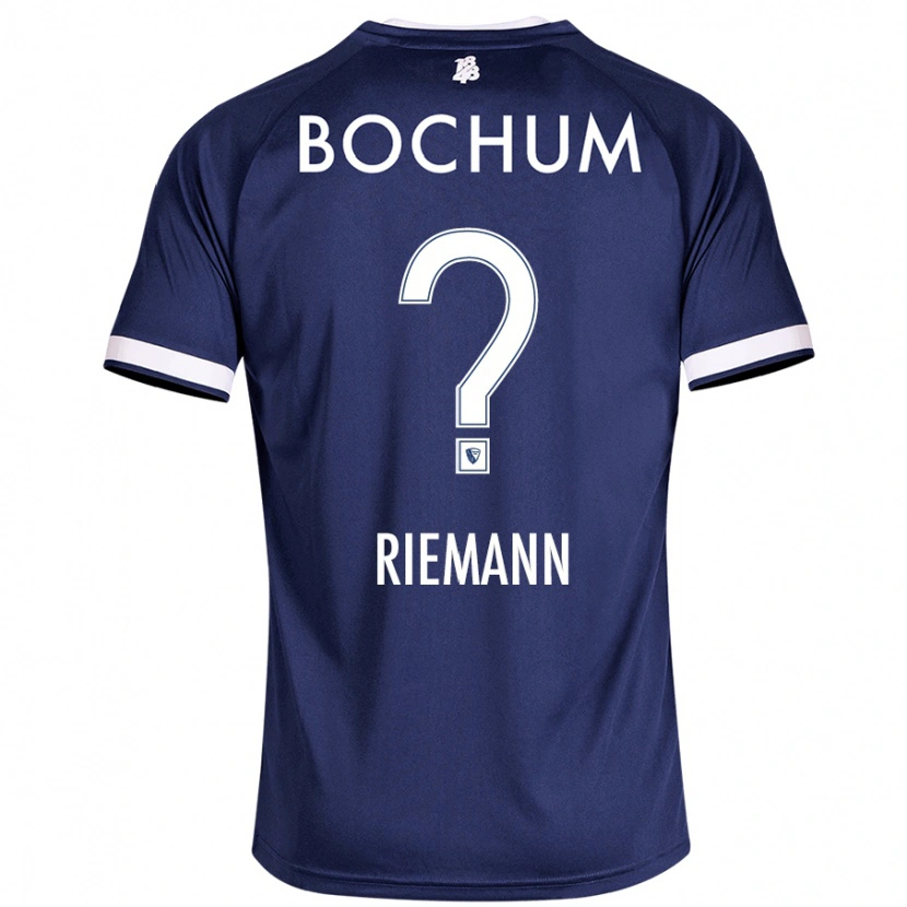 Danxen Mujer Camiseta Manuel Riemann #0 Azul Oscuro 1ª Equipación 2024/25 La Camisa México