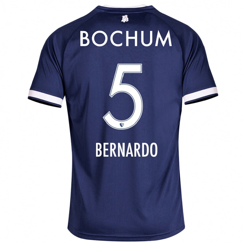 Danxen Mujer Camiseta Bernardo #5 Azul Oscuro 1ª Equipación 2024/25 La Camisa México