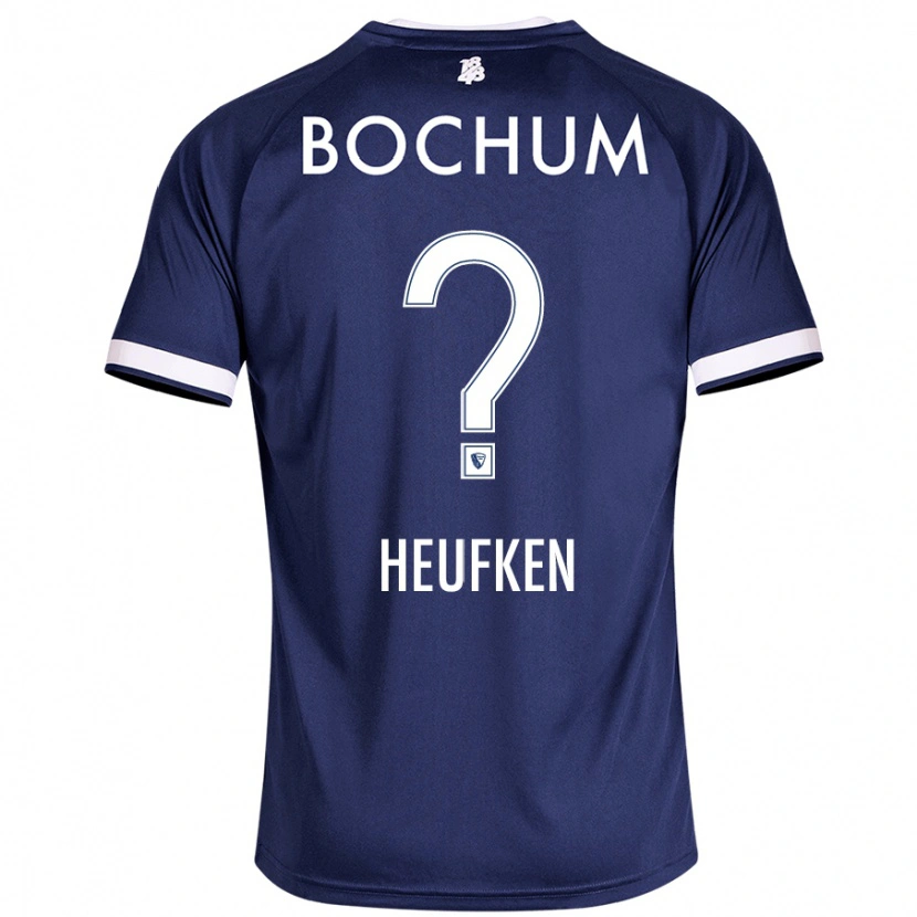 Danxen Mujer Camiseta Jeremias Heufken #0 Azul Oscuro 1ª Equipación 2024/25 La Camisa México