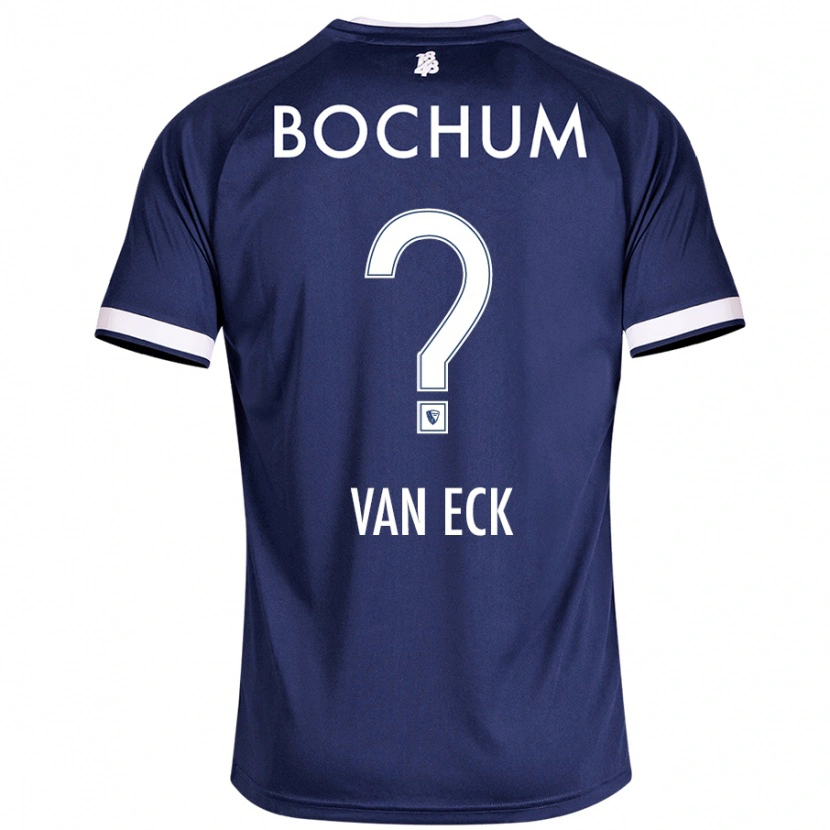 Danxen Mujer Camiseta Ole Van Eck #0 Azul Oscuro 1ª Equipación 2024/25 La Camisa México