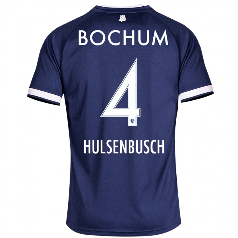 Danxen Mujer Camiseta Daniel Hülsenbusch #4 Azul Oscuro 1ª Equipación 2024/25 La Camisa México