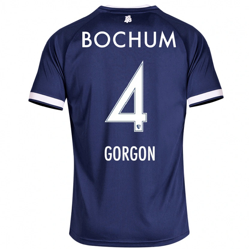Danxen Mujer Camiseta Felix Gorgon #4 Azul Oscuro 1ª Equipación 2024/25 La Camisa México