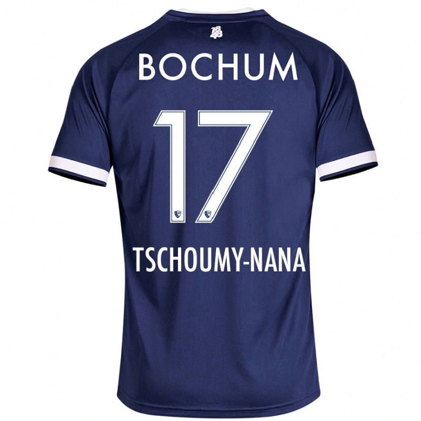 Danxen Mujer Camiseta Daryl Tschoumy-Nana #17 Azul Oscuro 1ª Equipación 2024/25 La Camisa México