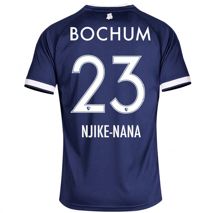 Danxen Mujer Camiseta Jean-Philippe Njike-Nana #23 Azul Oscuro 1ª Equipación 2024/25 La Camisa México
