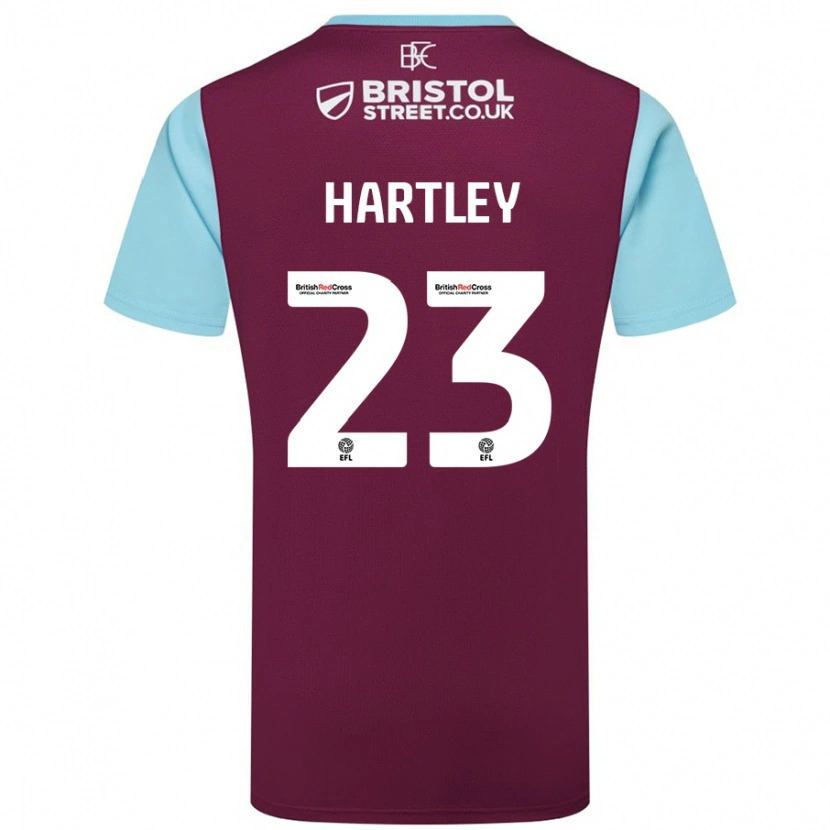 Danxen Mujer Camiseta Naomi Hartley #23 Borgoña Azul Cielo 1ª Equipación 2024/25 La Camisa México
