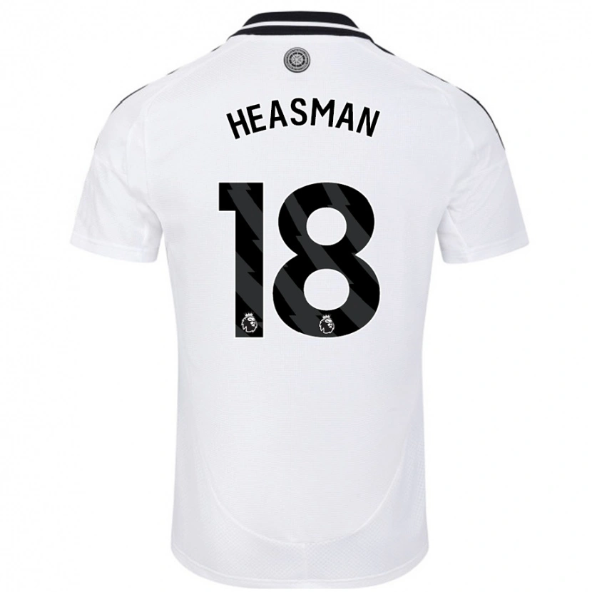Danxen Mujer Camiseta Georgia Heasman #18 Blanco 1ª Equipación 2024/25 La Camisa México