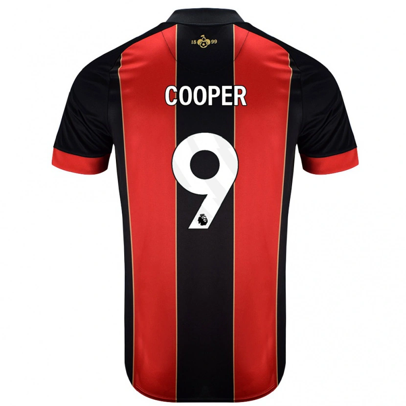 Danxen Mujer Camiseta Lucy Cooper #9 Rojo Negro 1ª Equipación 2024/25 La Camisa México