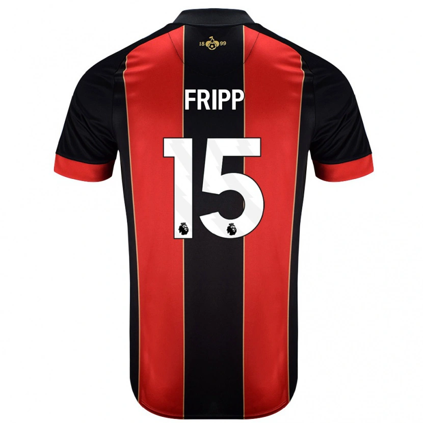 Danxen Mujer Camiseta Kelly Fripp #15 Rojo Negro 1ª Equipación 2024/25 La Camisa México