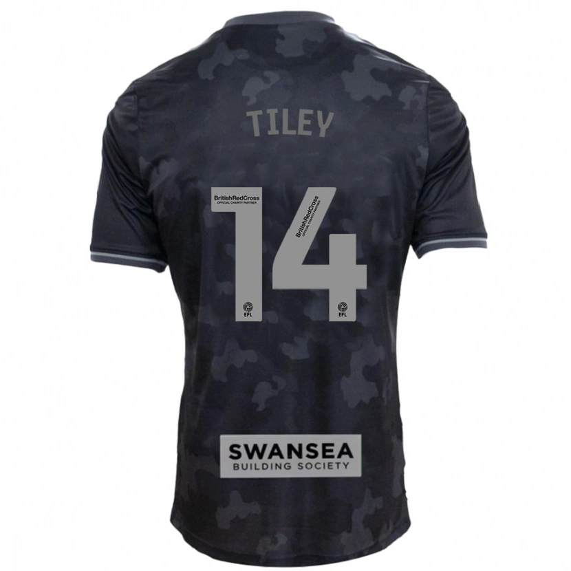 Danxen Mujer Camiseta Chloe Tiley #14 Negro 2ª Equipación 2024/25 La Camisa México