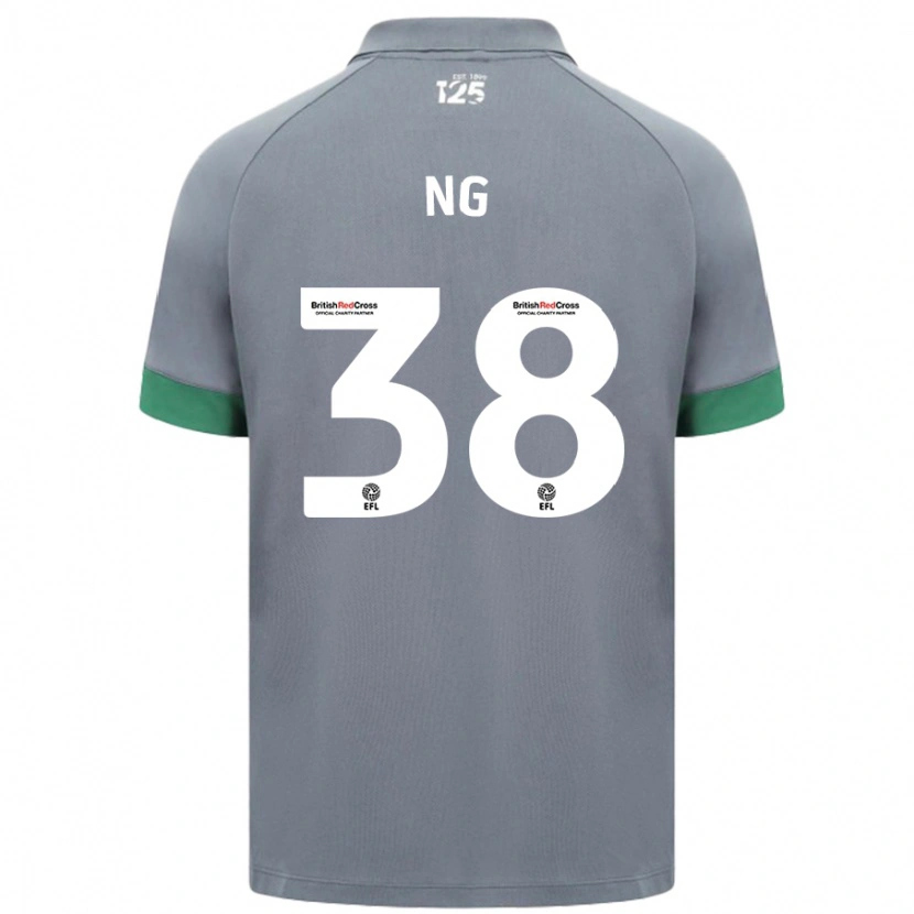 Danxen Mujer Camiseta Perry Ng #38 Gris Oscuro 2ª Equipación 2024/25 La Camisa México