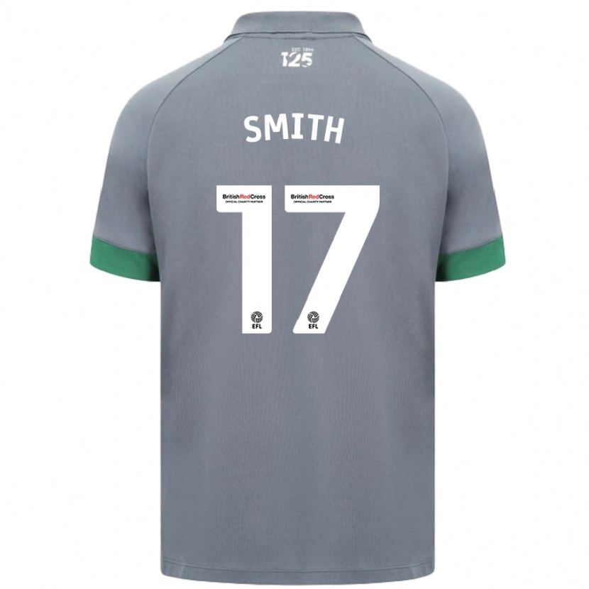 Danxen Mujer Camiseta Hollie Smith #17 Gris Oscuro 2ª Equipación 2024/25 La Camisa México