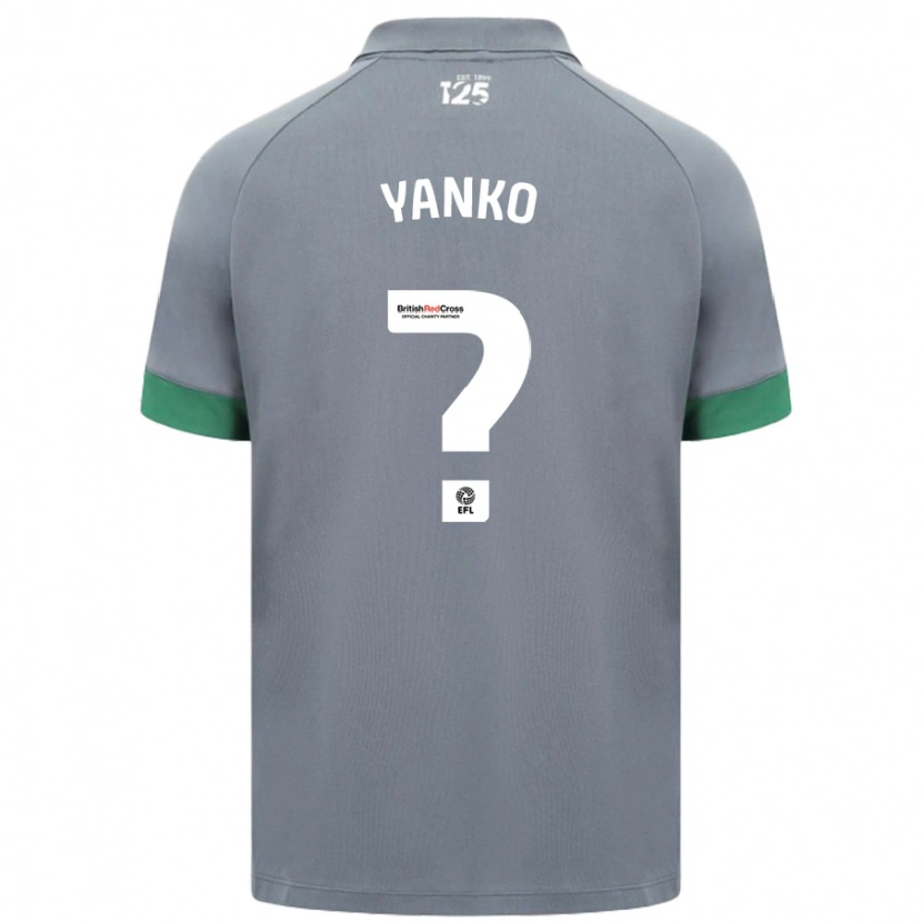 Danxen Mujer Camiseta Nativ Yanko #0 Gris Oscuro 2ª Equipación 2024/25 La Camisa México