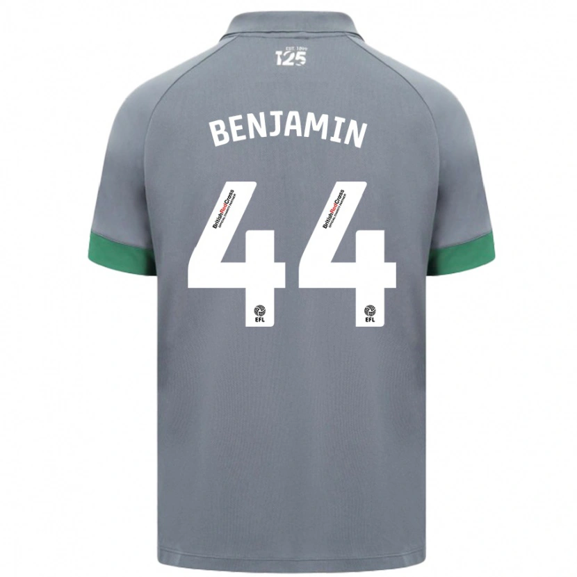 Danxen Mujer Camiseta Xavier Benjamin #44 Gris Oscuro 2ª Equipación 2024/25 La Camisa México