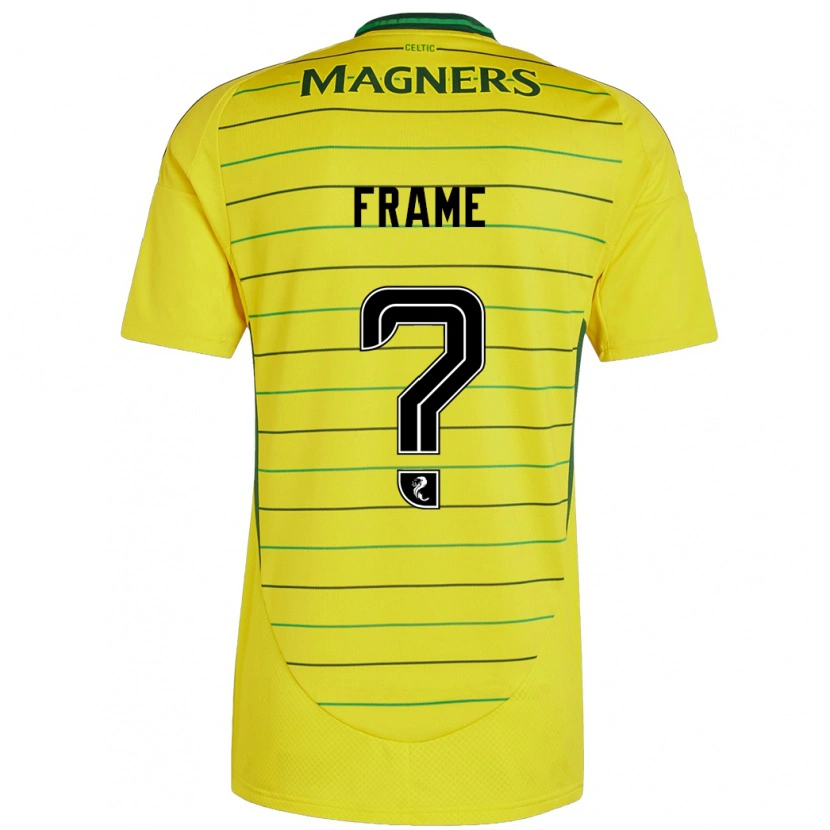 Danxen Mujer Camiseta Mitchel Frame #0 Amarillo 2ª Equipación 2024/25 La Camisa México