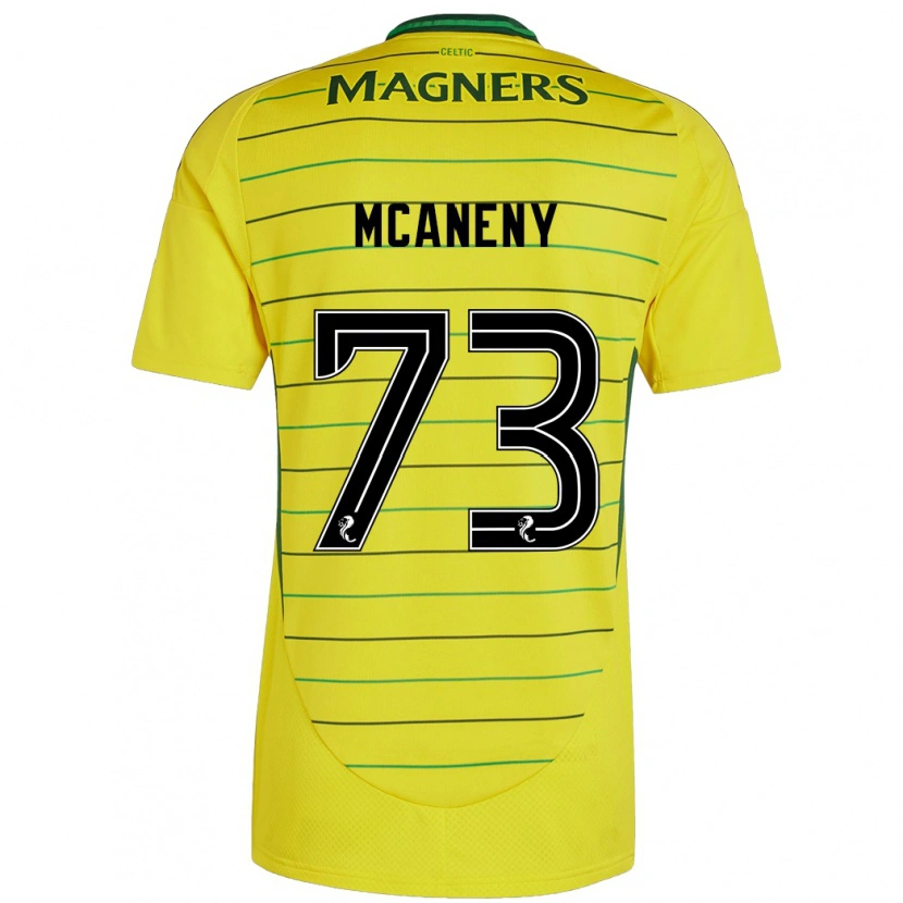 Danxen Mujer Camiseta Maria Mcaneny #73 Amarillo 2ª Equipación 2024/25 La Camisa México